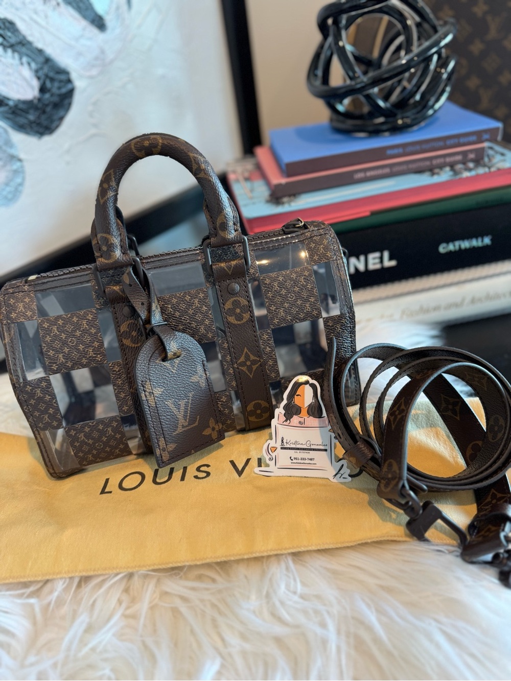 Louis Vuitton Monogram Chess Speedy B size 25